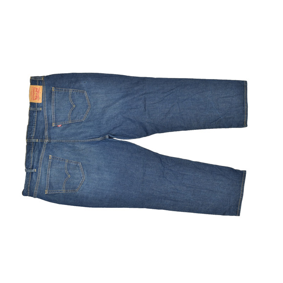 Levi's Men's Blue Jeans Size 48x30 Regular Fit Straight Leg 505 Regular Fit - Picture 1 of 8